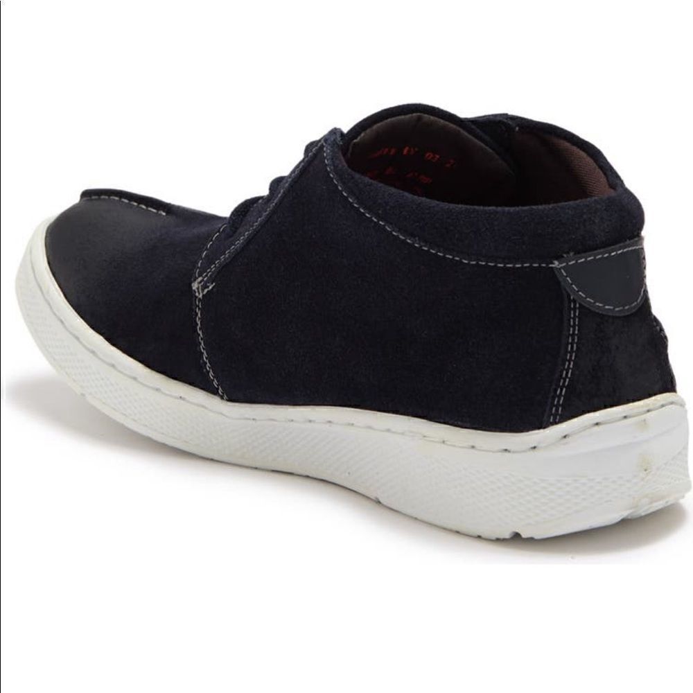 Sandro Moscoloni Men’s seamed  derby leather sneaker size 9D in black NIB